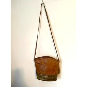 Vintage 70s Gayle Anderson Design Brown Tassel Crossbody Purse Boho Shoulder Bag